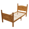 Corona Bed Frame Single Bed high or low Foot End Solid Pine Bed Furniture 3FT