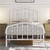 Metal Bed Frame with Arched Headboard and Footboard/Heavy Duty Slat Support