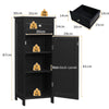 Bathroom Floor Cabinet Single Door Floor Cabinet Freestanding Storage Cabinet