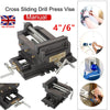 Cross Machine Vise for Pillar Drill Press / Hand Clamp Cast Iron Vice Grip Tools