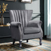 Fireside Armchair Chesterfield High Wing Back Chair Lounge Tub Queen Anne Sofa
