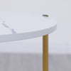 Marble Effect 2-Tier End Table Sofa Side Tables for Living Room Bedside Table