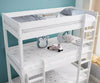 Triple Bunk Beds Kids Children High Sleeper Pine 3FT Single Wooden Bed Frame
