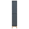Modern Tall Cabinet 2 Door Shelves Bathroom Storage Unit MDF Wooden Furniture UK