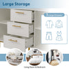 SIDEBOARD BUFFET 2 DOORS 3 DRAWERS STORAGE CABINET CUPBOARD WHITE 120X40X75 CM