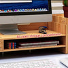 Wooden Office Desk Organizer Stationary Storage Home Tidy Storage Tabletop Stand