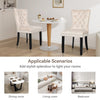 1/2/4/6 Velvet Dining Chairs Accent Seat Windsor Kitchen Dressing Room Bedroom