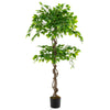150 CM Artificial Ficus Tree Tall Indoor Plant Fake Home Office Decor Plant