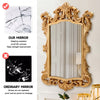 Large Golden Ornate Mirror Shabby Chic Framed Wall Hanging Decorativ Baroque Art