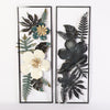 Metal Wall Art Flower Hangings Wall Sculptures Livingroom Decor Ornament 33*21in