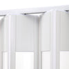 PVC Folding Concertina Door Gloss Sliding Door Panel Washable Bi Divider Screen