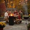 Outdoor Gas Patio Heater - 13kW Powerful Standing Propane Heater with Wheels