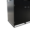 Double Wheelie Garbage Storage Bin Shed Bin Storage Shed Lockable Bin Hideaway