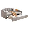 UPHOLSTERED BED 3FT SINGLE BED FRAME 90X190 CM DAYBED WITH TRUNDLE BED GUEST BED