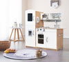 Wooden Play Kitchen Pretend Role-Play Kids Toy With Lights & Sounds LARGE- White