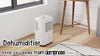 12L/Day Small Dehumidifier for Home Damp, with Humidity Light