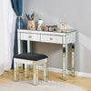 Mirrored Dressing Table Vanity Console Table 2 Drawer Make up Desk Bedroom Table