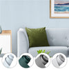 10m Plain Green Linen Textured Wallpaper Self Adhesive Waterproof Wall Stickers