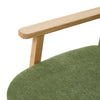 Comfy Armchair Stylish Modern Living Room Accent Chair Wood Frame Armchair Green