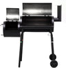 Large Charcoal BBQ Barrel Grill Garden Barbecue Patio Smoker Portable Wheels UK