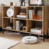 Wooden Storage Bookcase 6 Cube Bookshelf Home Office Display Rack-Natural