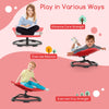 Indoor Outdoor Toddler Sit and Spin Sensory Toy Chair Elephant-Red