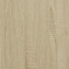 Wall Shelf Sonoma Oak 99x15x60 cm Engineered Wood