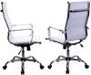 Exofcer High Curved Back PU Leather Home Office Chair Executive Computer Chair