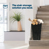 Storage Baskets Resin Wicker Woven Hamper Box Organiser Stairs Laundry UK