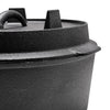 Pre-Seasoned Cast Iron Outdoor/Camping Dutch Oven Stew Pot with Handle and Lid