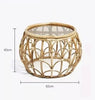 Evelyn Rattan/Bamboo Glass Top Coffee Table, Home Living Room Decor - BNIB
