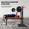 Adjustable Weight Bench Barbell Rack Foldable Incline Decline Home Gym Bench