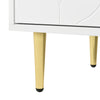 Sideboard Buffet Storage Cabinet with 6 Compartments Living Room Furniture White