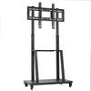 UNHO Tall TV Cart Mobile TV Floor Stand for Extra Large Flat Panel Screen up 80"