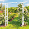 Super Strong Metal Garden Arches Climbing Plants Arbors White Wedding Arch Decor