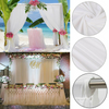 7/10ft Silk White Backdrop Drapes Party Wedding Ceremony Curtain Home Decoration