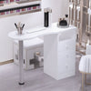 Manicure Nail Table Bar Art Spa Salon Beauty Drawers Storage Station Desk Table