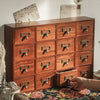 Vintage Wood 1-16 Drawer Box Cabinet Tabletop Storage Organiser Chest of Drawers