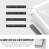 Bluetooth Bathroom Mirror With LED Lights Shaver Socket Demister 800x600mm