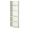 White Bookcase 60x180cm | Modern Tall Storage Shelf for Home Office Living Room