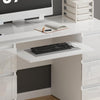 High Gloss 6 Drawers Dressing Table White Study Home Office Makeup Computer Desk