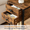 Bedside Table Side Table w/ 2 Drawers Telephone Table 35 x 28.5 x 68.5 cm
