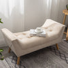 Upholstered Velvet Bed End Bench Chaise Chair Ottoman Stool Window Hallway Seat