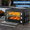 OYAJIA Mini Oven 28L Countertop Electric Grill w/ Temp Timer Control 1500W Jljwr