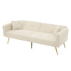 Sofa Bed Sleeper Fabric Love Seat Sofa Couch Sofa Settee for Living Room Beige