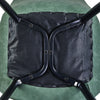 Set of 2 Faux Leather/Suede Dining Chairs Metal Legs Reception Restaurant Chair