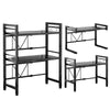 Kitchen Corner Shelf Expandable Microwave Oven Rack Stand Storage Holder 1-3Tier