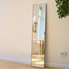 Full Length Mirror over the Door Wall Mirror Metal Frame Bedroom Hanging Mirrors