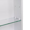 Bathroom LED Mirror Cabinet with Dimmable Touch Switch Demister Shaver Socket