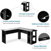 L-Shaped Corner Computer Desk PC Table Writing Desk Workstation Home Office Desk